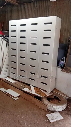 4 Door Shoe Cabinet Shoe Rack