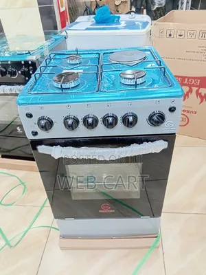 Eurochef 3 Gas Burner + 1 Electric Cooker – 50×55 Cm
