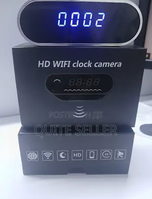 Hidden Camera Clock With Wifi Full Hd1080p via Motion Detection