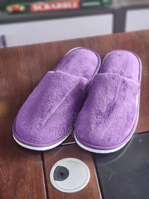 Dark Lilac Purple Indoor Sippers Soft Fur Warm Slippers