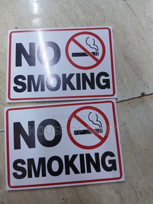 No Smoking Signages