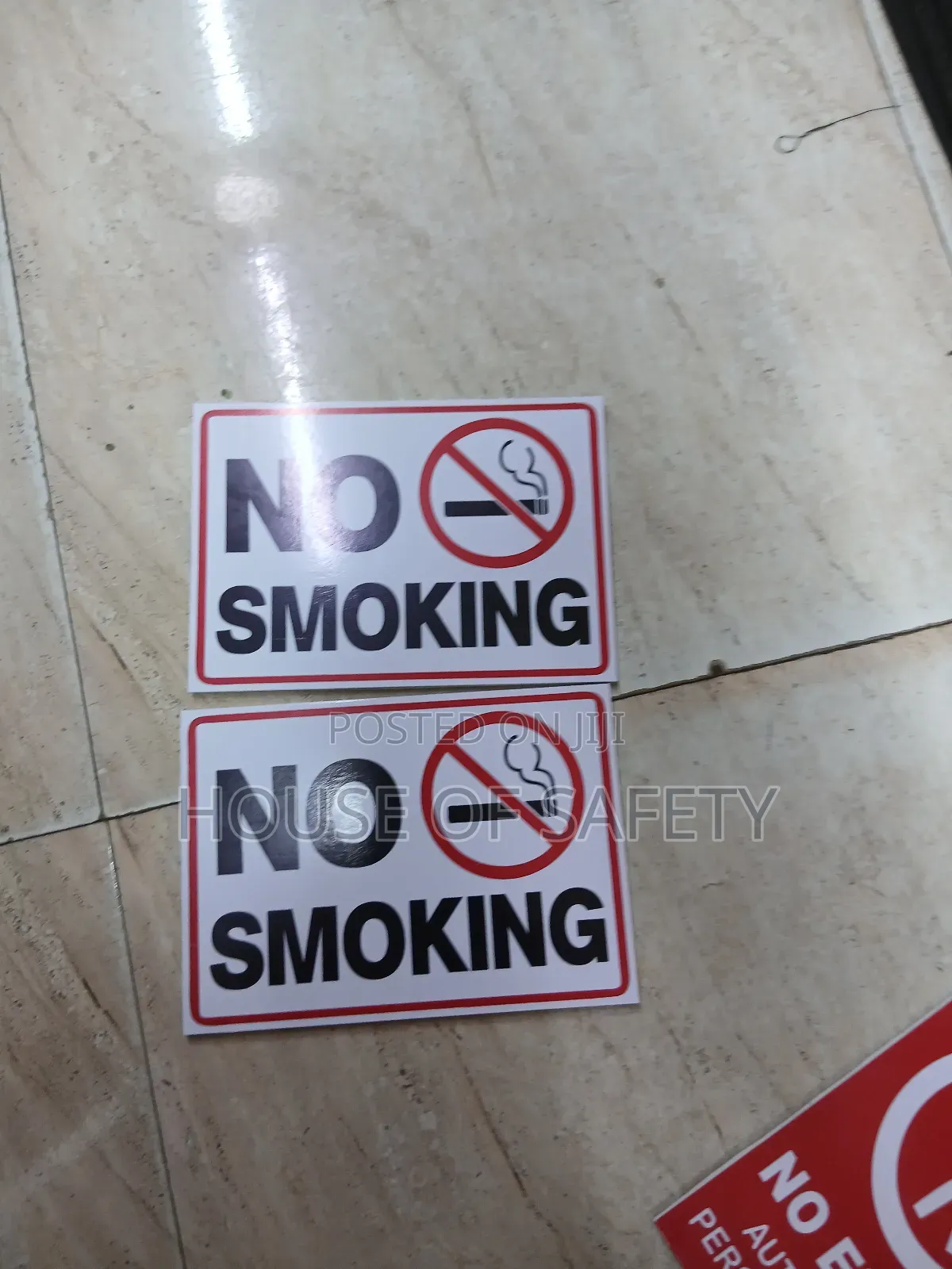 No Smoking Signages