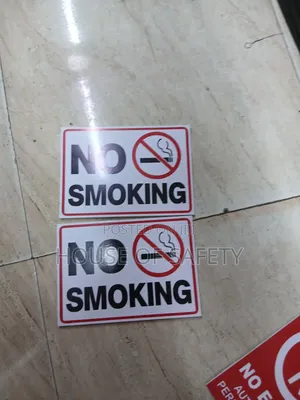 No Smoking Signages