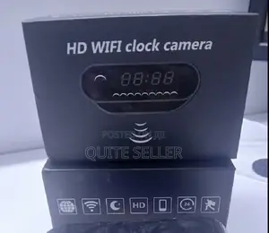 Wifi Wall Clock Hidden Spy Camera With Remote Phone Access Supports