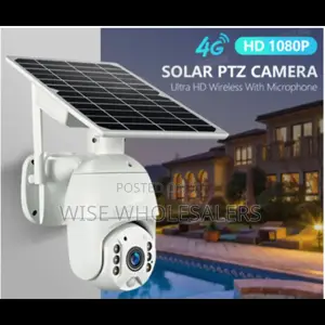Solar Light Solar Powered 4g Gsm/ Wifi Ptz 360 Camera