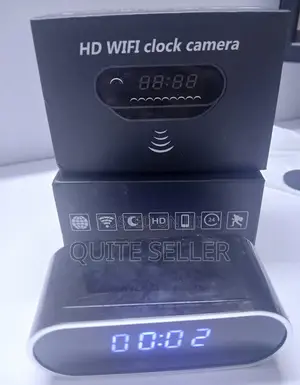 Wifi Clock Hidden Spy Camera With Remote Access - Easy-to-Use