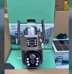 Solar CCTV 4g Single Lence PTZ 4mp CCTV Solar Camera