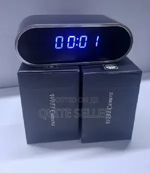 1080p Hd Wifi Camera Clock Surveillance Camera for Home Security