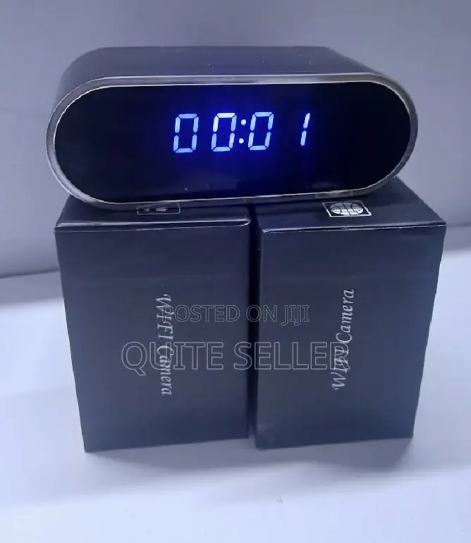 1080p Hd Wifi Camera Clock Surveillance Camera for Home Security