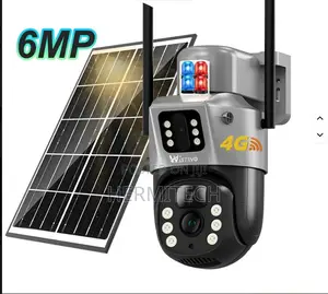 6mp V380 Pro Solar Battery Powered Outdoor PTZ Camera