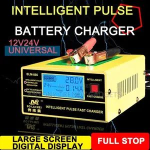 Batttery Charger Bolaimei 12/24v Car & Motorcycle Battery Charger