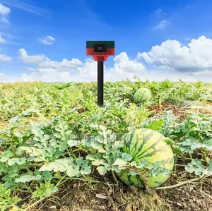 Wireless Solar Rf Remote Alarm Siren Solar Animal Repeller