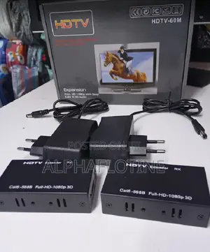 Hdmi Extender, 60 Meter Hdmi Extender (Tx + Rx) Through Single Rj45