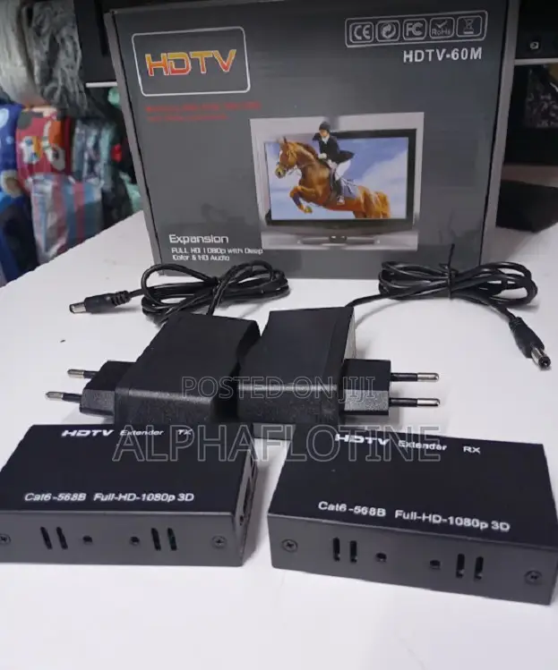 Hdmi Extender, 60 Meter Hdmi Extender (Tx + Rx) Through Single Rj45