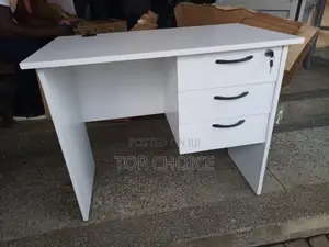 New White MDF Desk