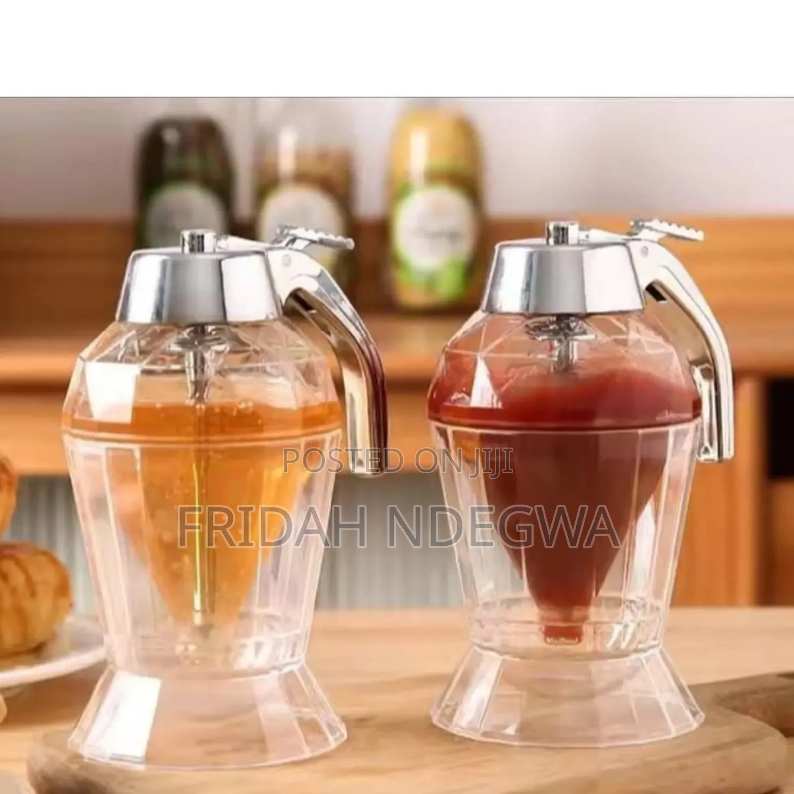 *Diamond Shaped Honey Dispenser