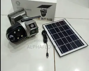 V-380 Pro Smart Wi-Fi Dual Lense PTZ Solar Camera