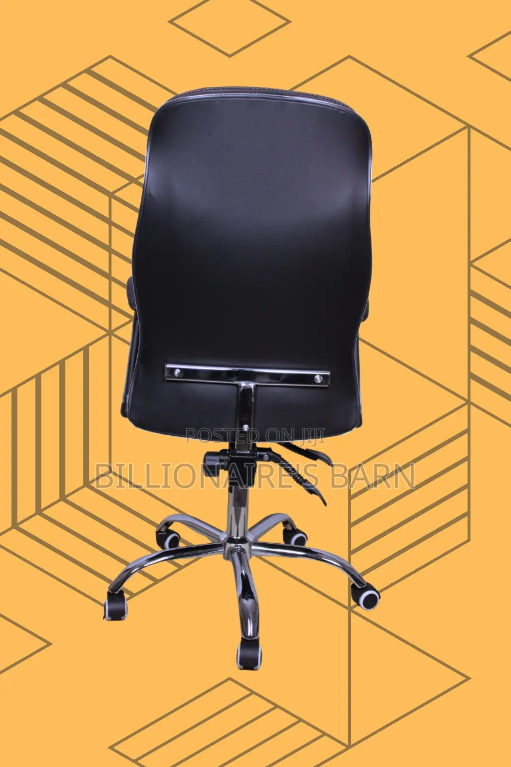 Executive Leather Office Chair | Quiet-Roll Lumbar Support