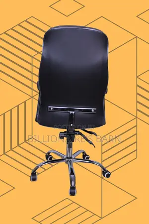 Executive Leather Office Chair | Quiet-Roll Lumbar Support