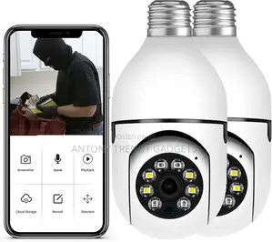 V380 Pro E27 Smart Bulb Camera 5g/2.4g Wifi Night Vision Cctv