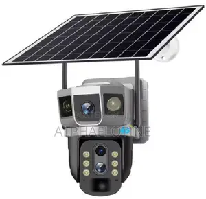 Home Outdoor Waterproof Ip66 PTZ 4g Security Camera Dual Lens