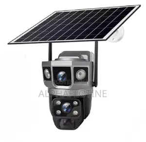 Smart Wifi Dual Lense PTZ Solar Camera Home Security