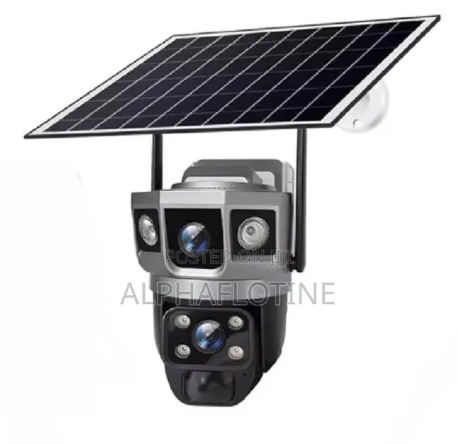 Smart Wifi Dual Lense PTZ Solar Camera Home Security