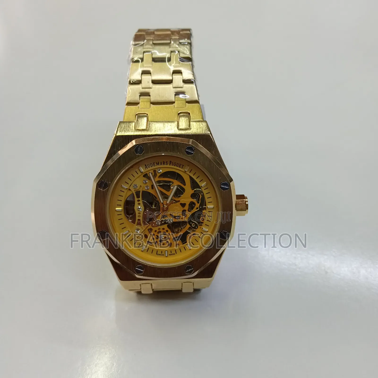 Gold Automatic Skeleton Watch