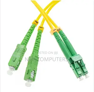 Fiber Optic Patch Cord, Sc/Apc-Lc/Apc, Sm, 9/125 Duplex