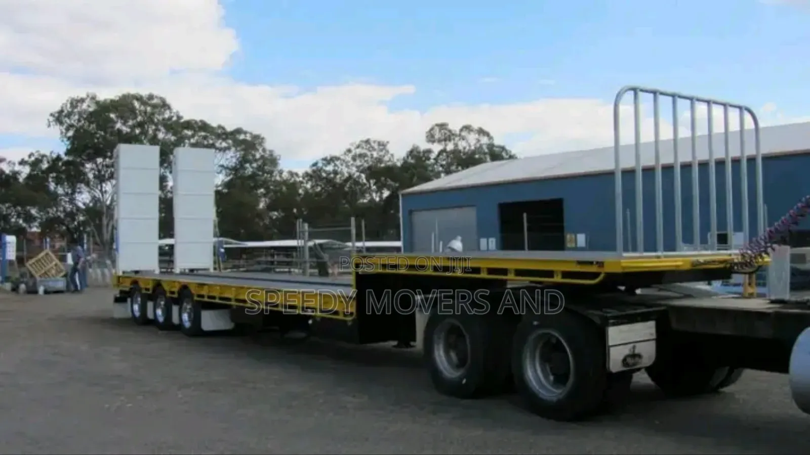 Boxbody,Container, Flatbed,Highsided Trailers Available for Logistics