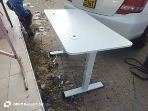 Modern White Adjustable Desk