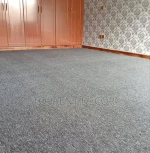 Master Bedroom Wall to Wall Grey Washable Carpet