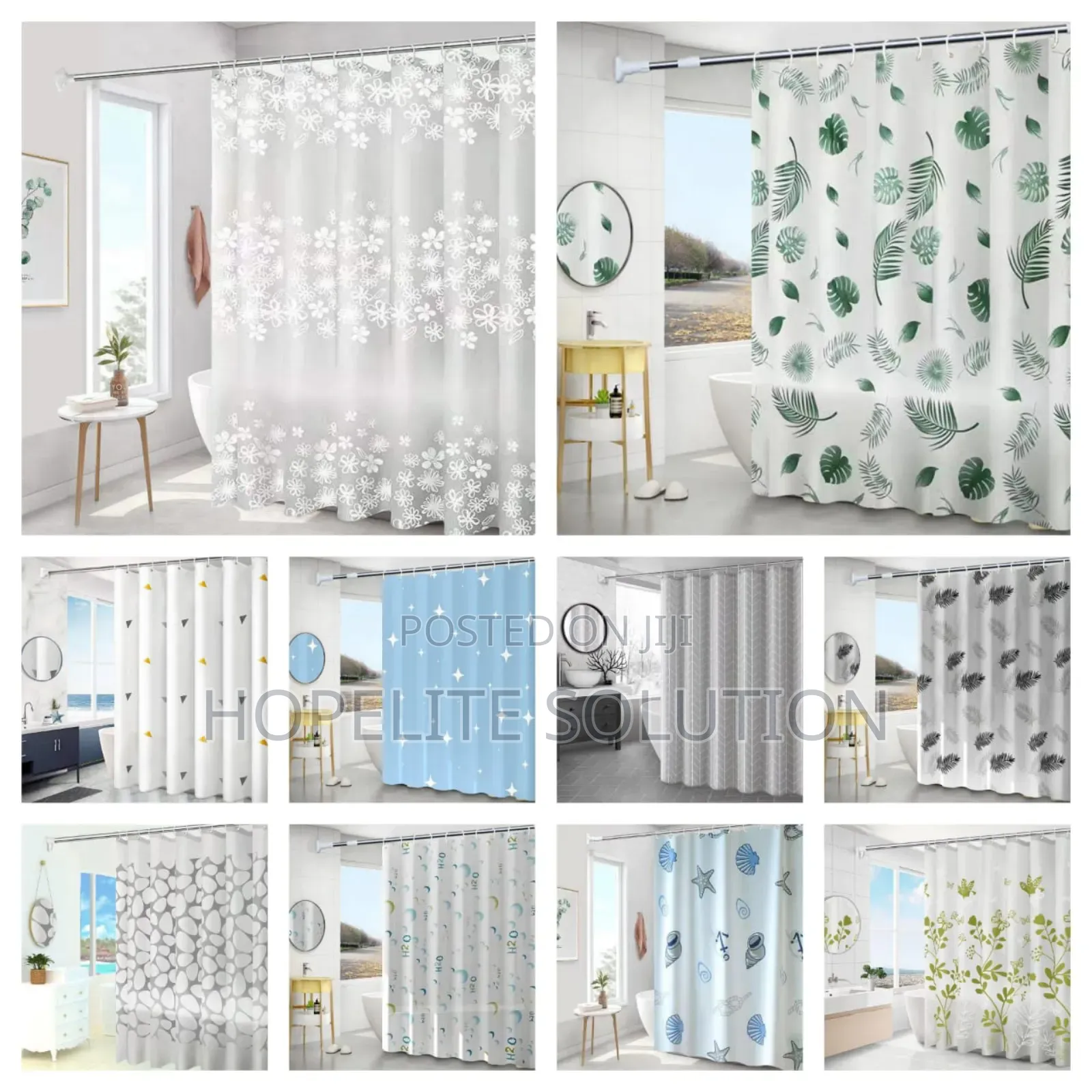 Shower Curtains Available