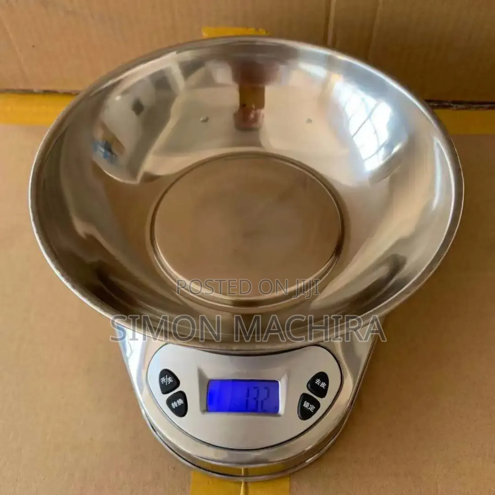 5kg Stainless Steel Kitchen Scale With Bowl