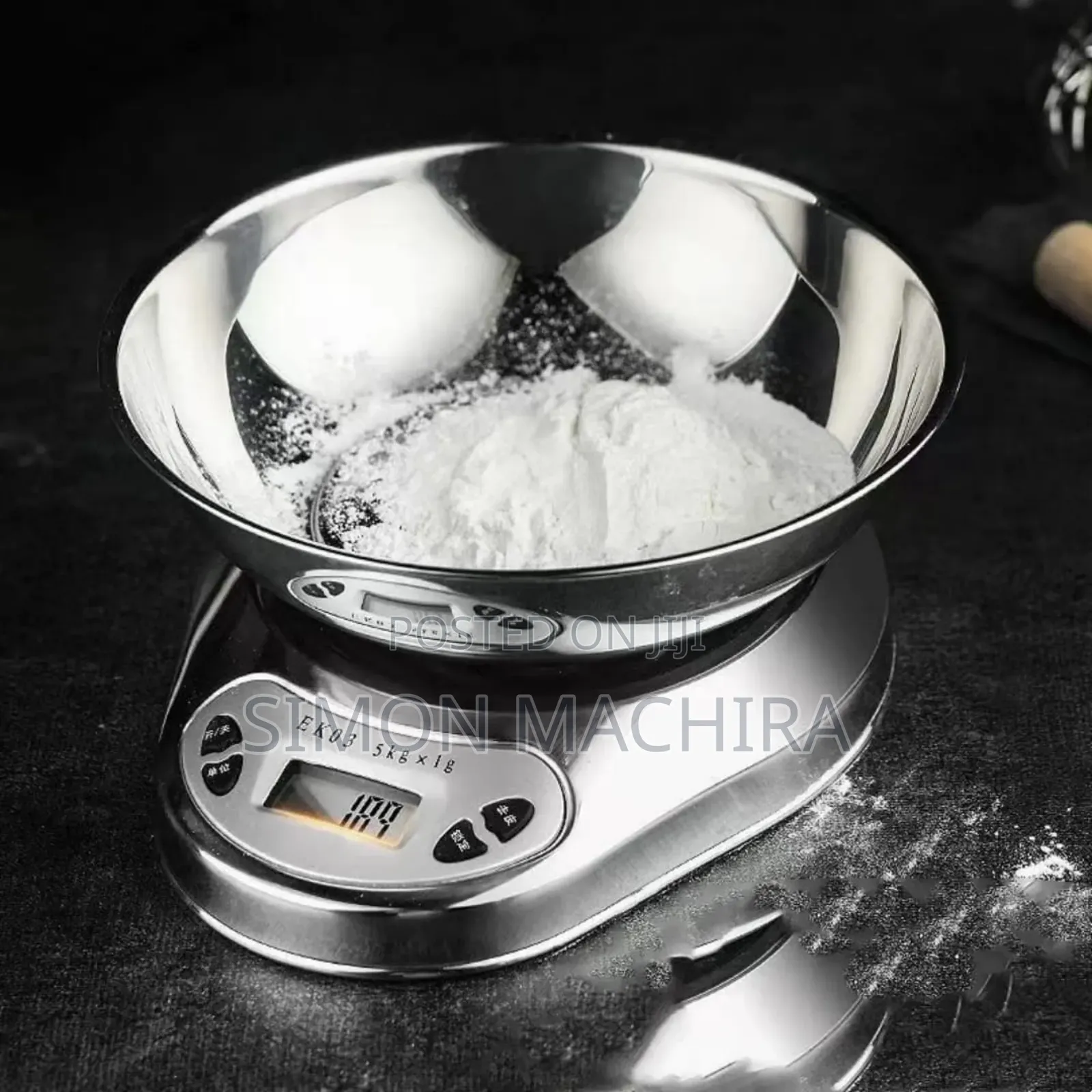 5kg Stainless Steel Kitchen Scale With Bowl