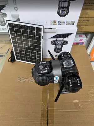 Wifi Triple Lens Outdoor Solar PTZ 360 Camera 3 Lens