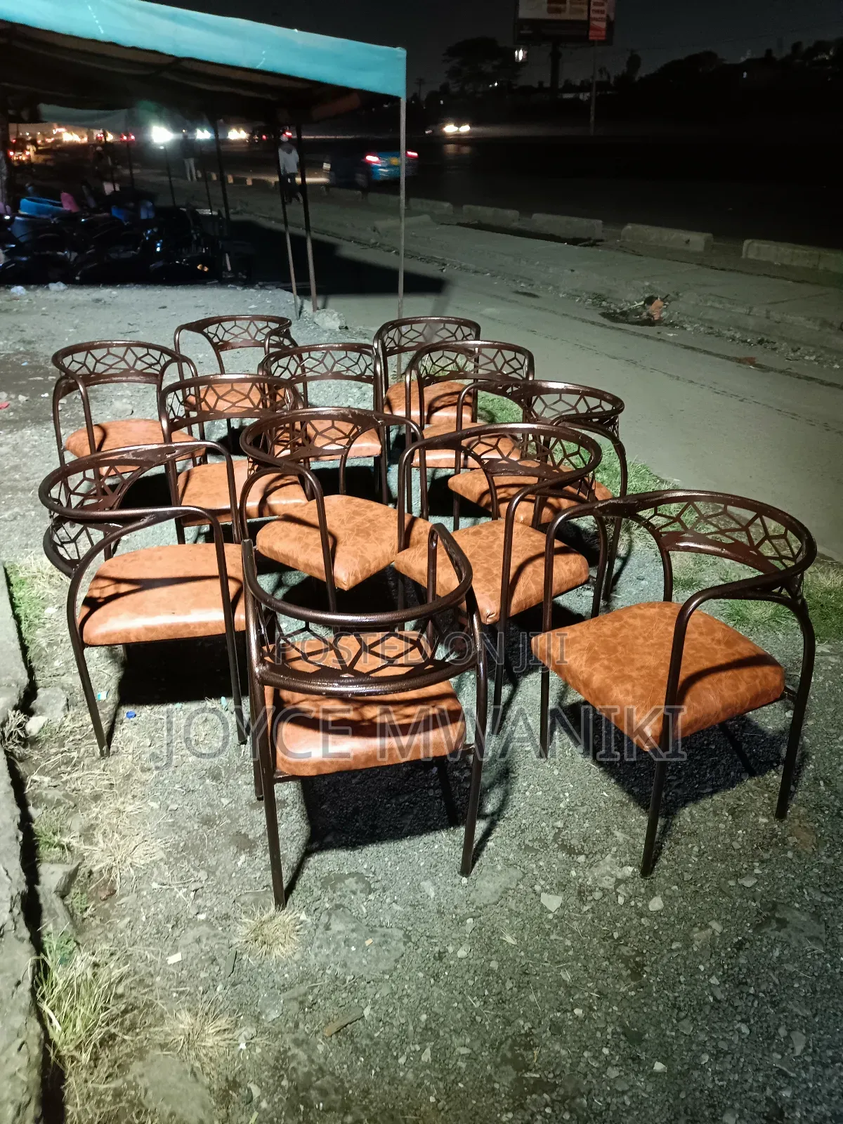 Restaurant or Hotel Powder Coated Chairs 
