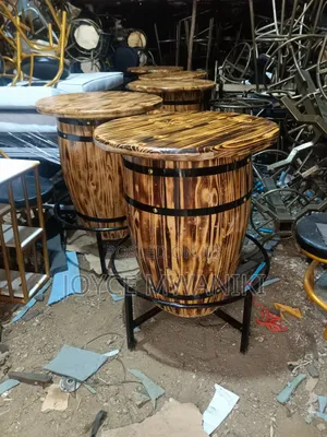 Barrel Bar Tables, Round