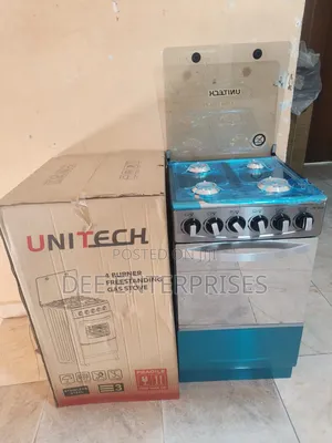 Silver 50*55 Unitech Full Gas Freestanding Jet Autoignition Cooker