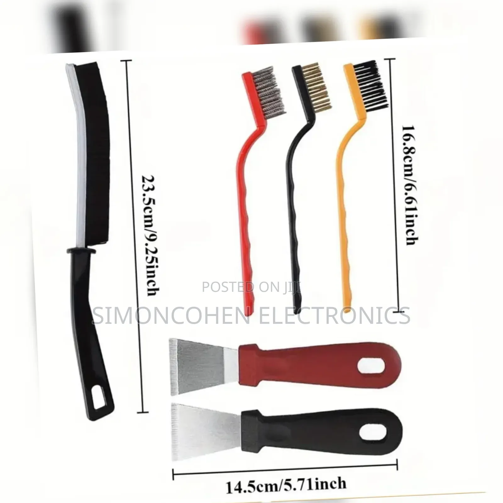 7pcs Wire Brush And Scraper Cleaning Set