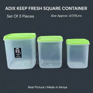3pcs Plastic Storage Containers