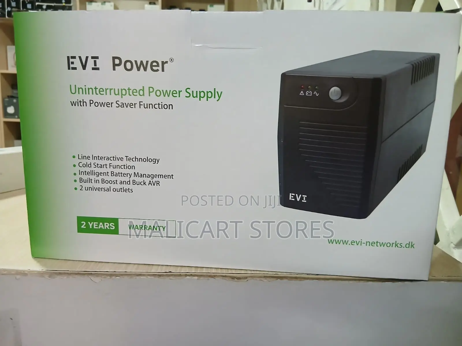 Evi 650 Va /360 W Line Interactive Ups (Ep‐Ups650uu2‐Uk)