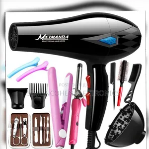 Professional Hair Dryer With Accessories