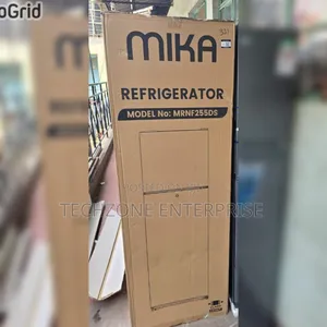 Mika Fridge 247l 2 Door Top Mount Freezer Total No Frost Refrigerator,