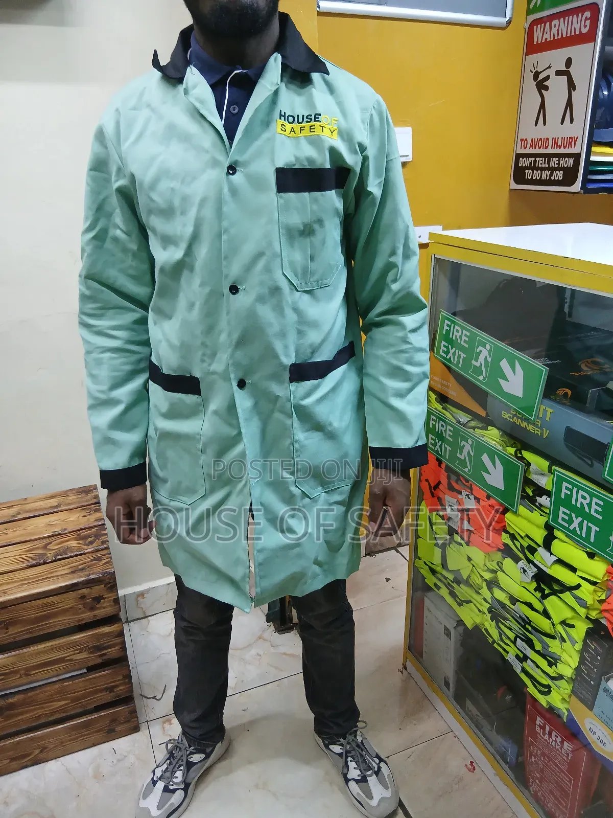 Kitenge Piped Dust Coats