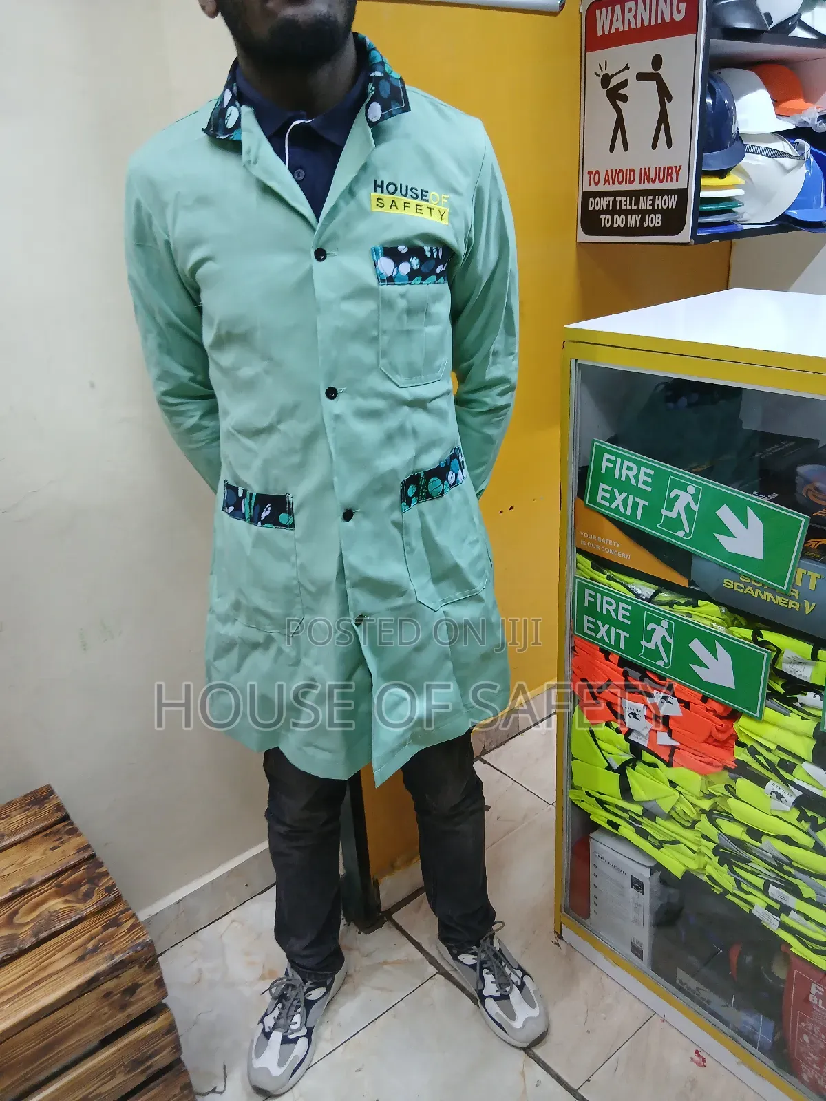 Kitenge Piped Dust Coats