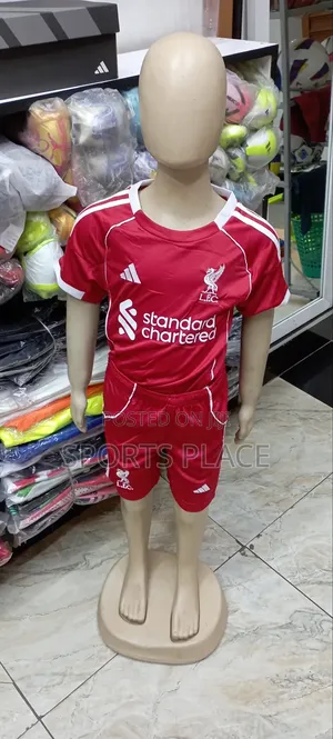 Liverpool Kids Home 2025/26 Jersey
