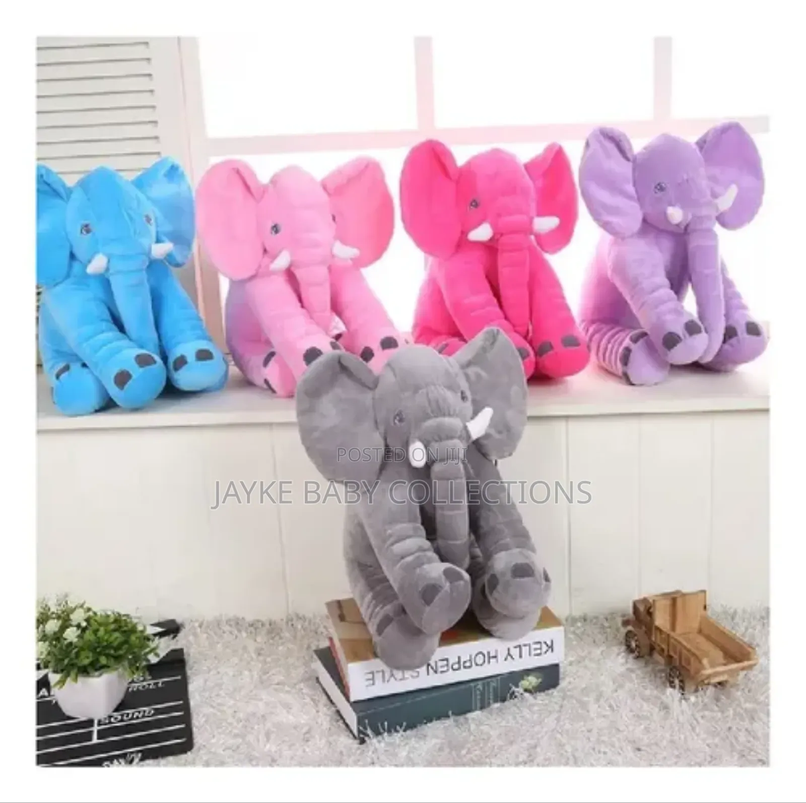 Soft Elephant Plush Toy for Kids Nursery