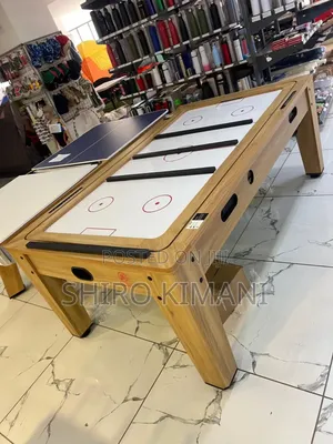 4 in 1 Billiards Pool Table + Air Hockey Tennis