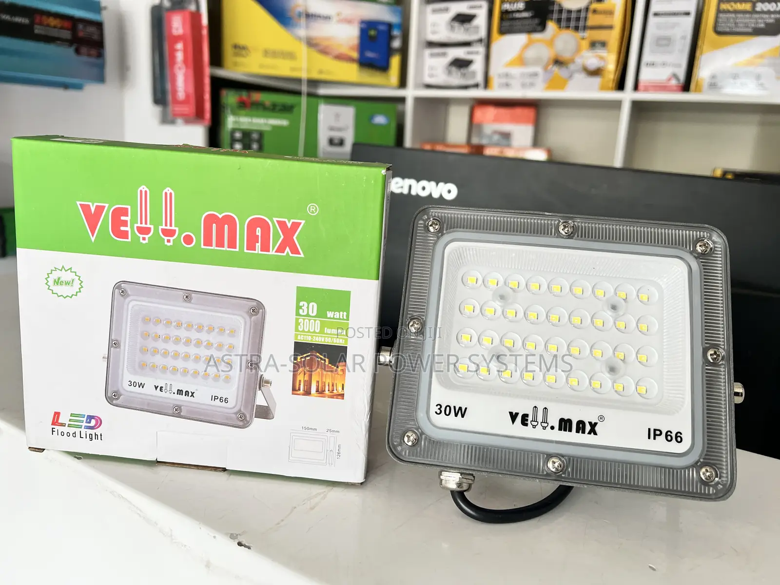 Vellmax 30w Led Floodlight–Waterproof Outdoor Security Light